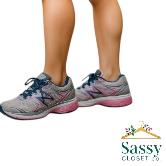 ASICS Running Shoes – Gray/Pink Guidance Line, Sz 11, EUC - Picture 1 of 8
